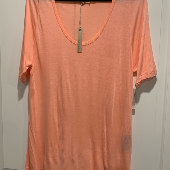 NWT- size S Monk & Lou peach tunic, - Picture 2 of 16